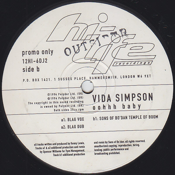 Veda Simpson - Oohhh Baby