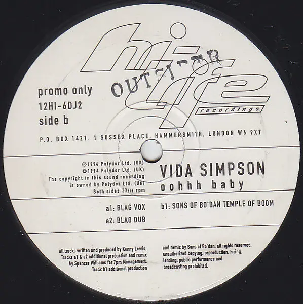Veda Simpson - Oohhh Baby