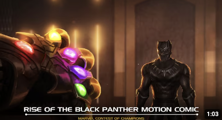 Rise of the Black Panther Motion Comic