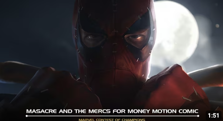 Masacre and the Mercs for Money Motion Comic