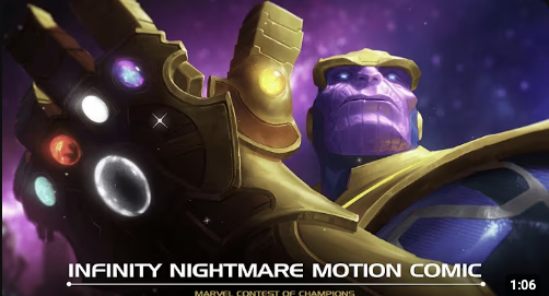 Infinity Nightmare Motion Comic