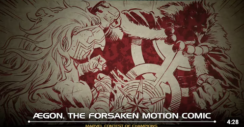 ÆGON, THE FORSAKEN MOTION COMIC