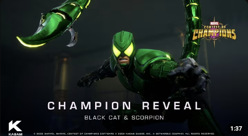 Black Cat & Scorpion Champion Reveal